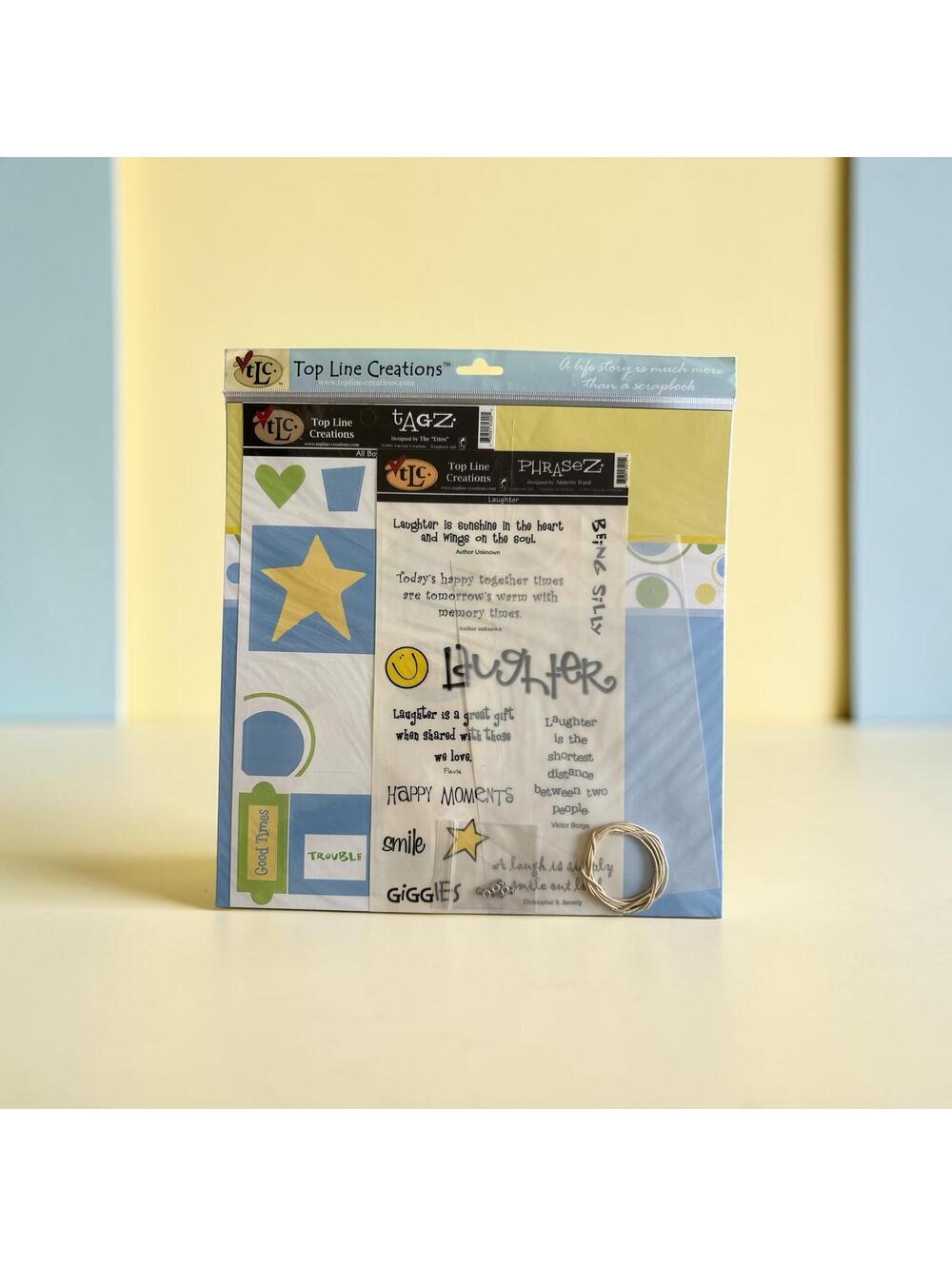 TLC 2004 TAGz Purposez Scrapbooking Layout & Insert Card Set